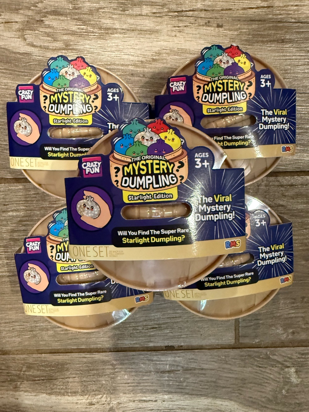 Crazy Fun Mystery Dumpling Starlight Edition set of 5